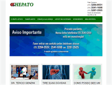 Tablet Screenshot of hepato.com.br